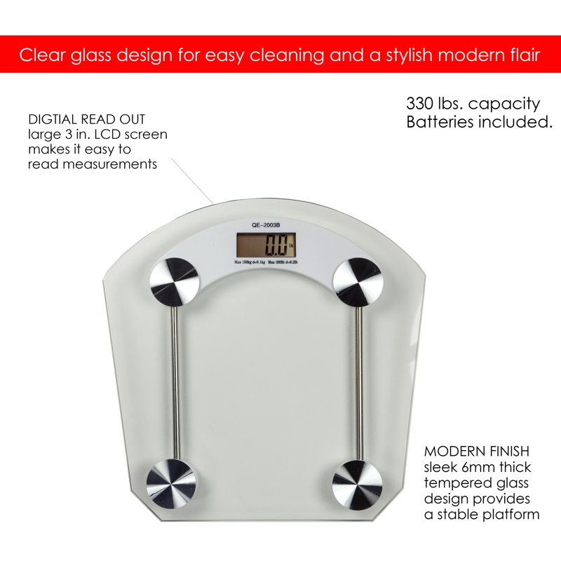 Symple Stuff Dianne Digital Bathroom Scale & Reviews Wayfair